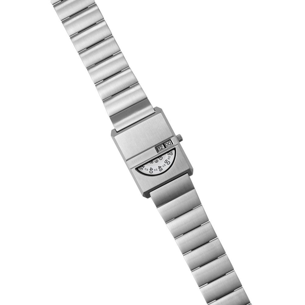 Breda Pulse Tandem Pair Watch 26mm Silver Men's and Women's
