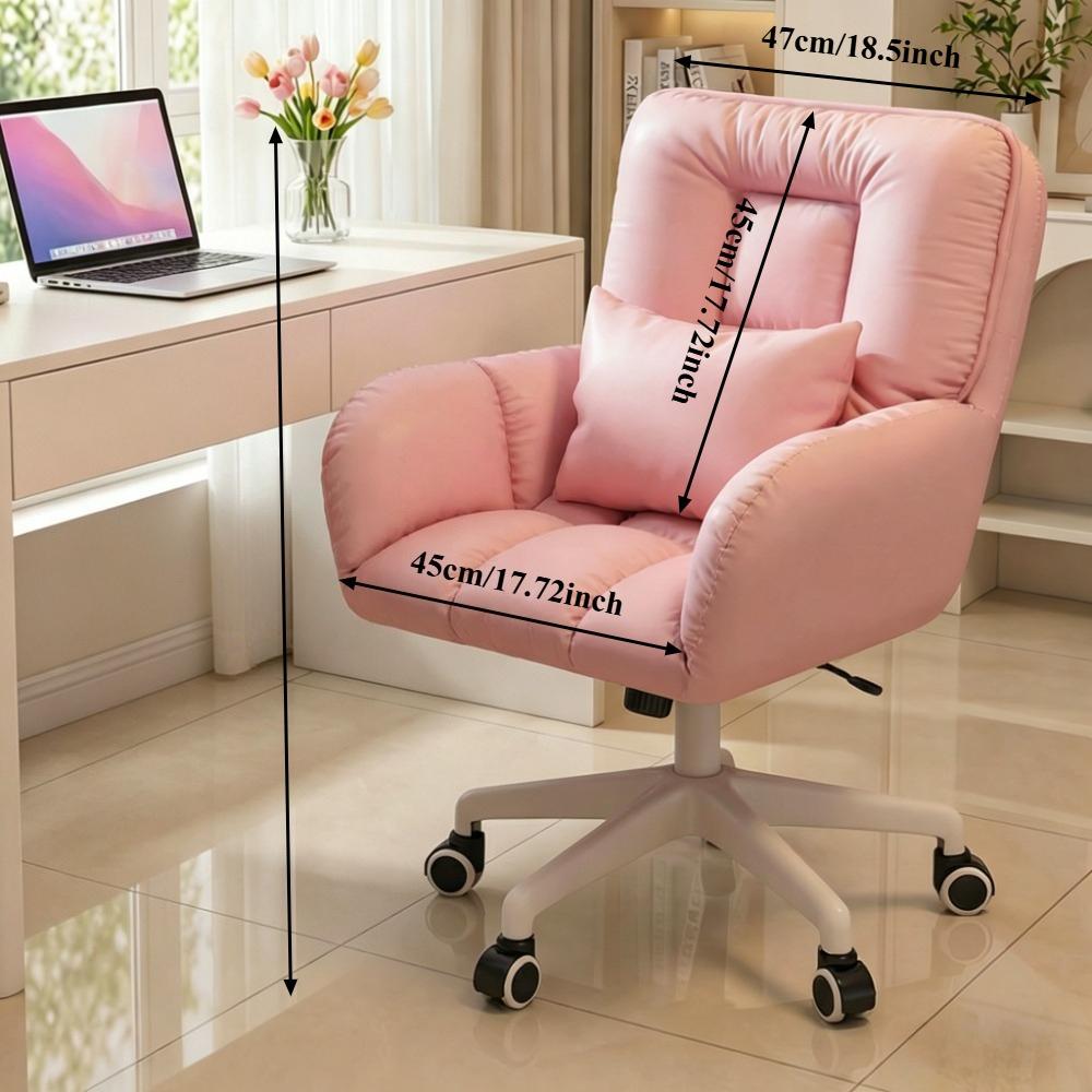Computer Chair Soft Office Chair Desk Chair Dressing Table Chair College Student Desk Makeup Stool Office Swivel Chair