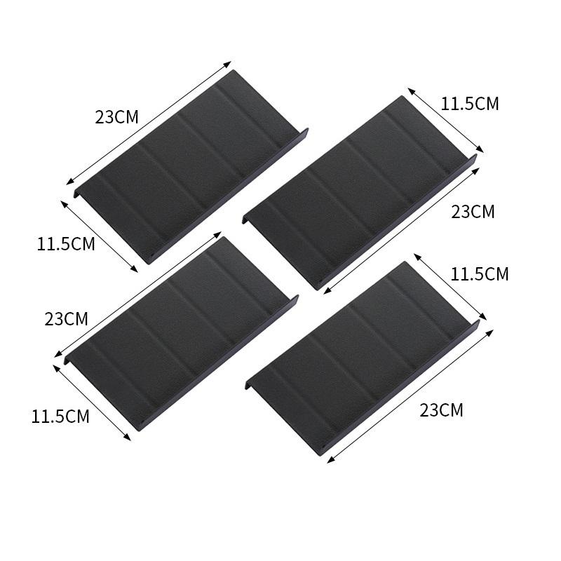 2/4/8PPieces Kitchen Spice Drawer Organizer Adjustable Spice Rack For Spice Jars Seasoning Bottles Outdoor Tableware