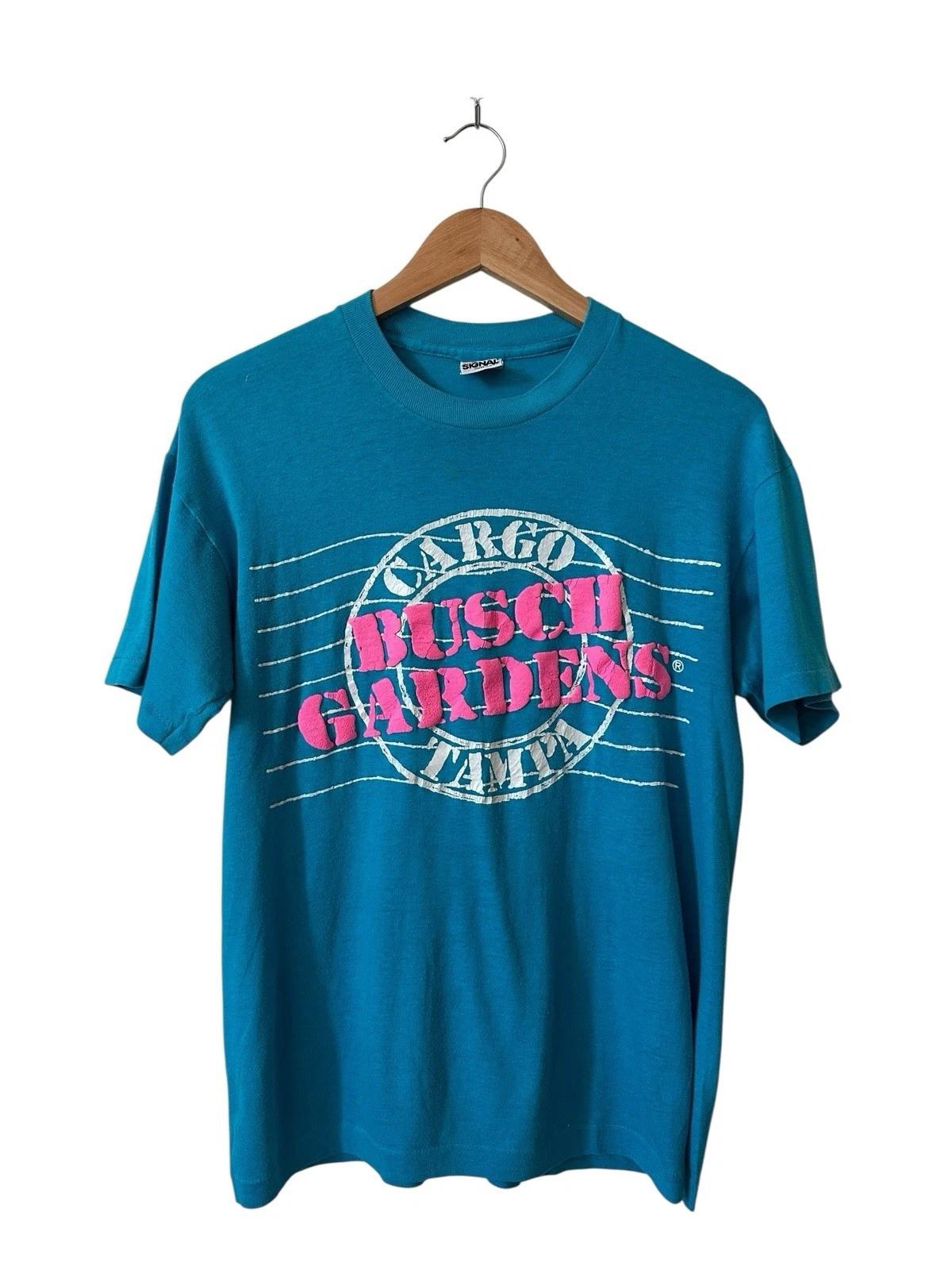 

Vintage Busch Gardens T Shirt Men’s Small Blue 90’s USA Florida 3XL