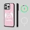 Asamimichaan Asleep Cute Asamimi Magnetic Matte Phone Case For iPhone 16 17 15 14 13 12 11 For Magsafe Wireless Charge Cover