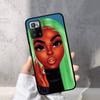Модный черный чехол для телефона с изображением девушки для Redmi Note 10 9 8 6 Pro 8T 5A 4X X 5 Plus 7 7A 9A K20