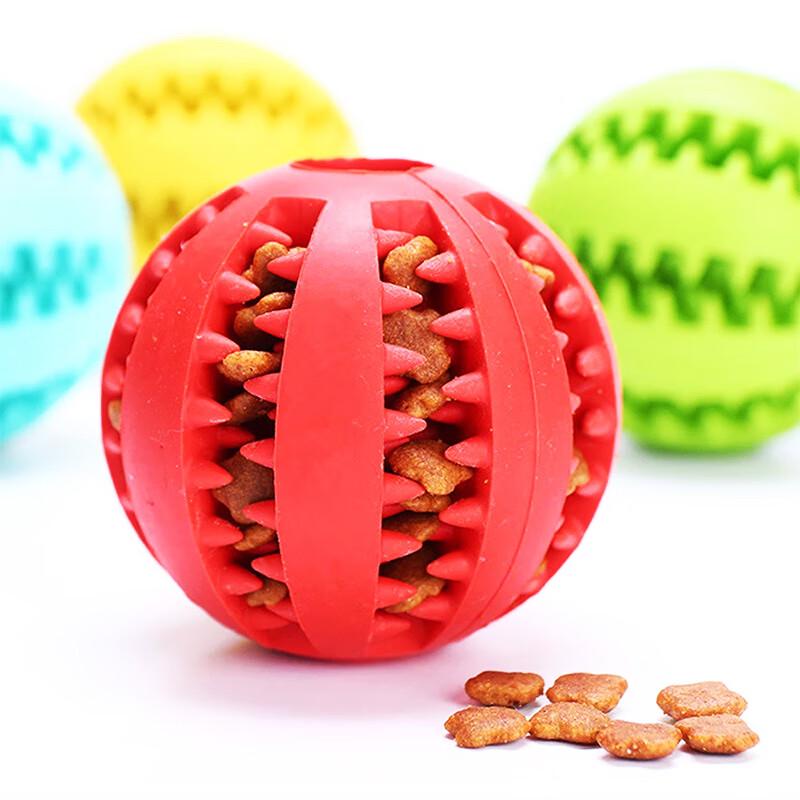 Fenggetu J52 Pet Dog Food Dispensing Molar Toy Small Watermelon Ball, 1-pack