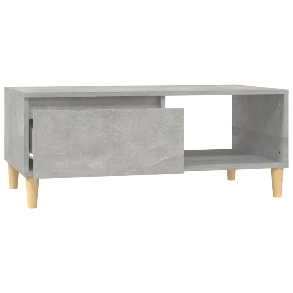Vidaxl Couchtisch, Beton Grau, 90x50x36,5 cm
