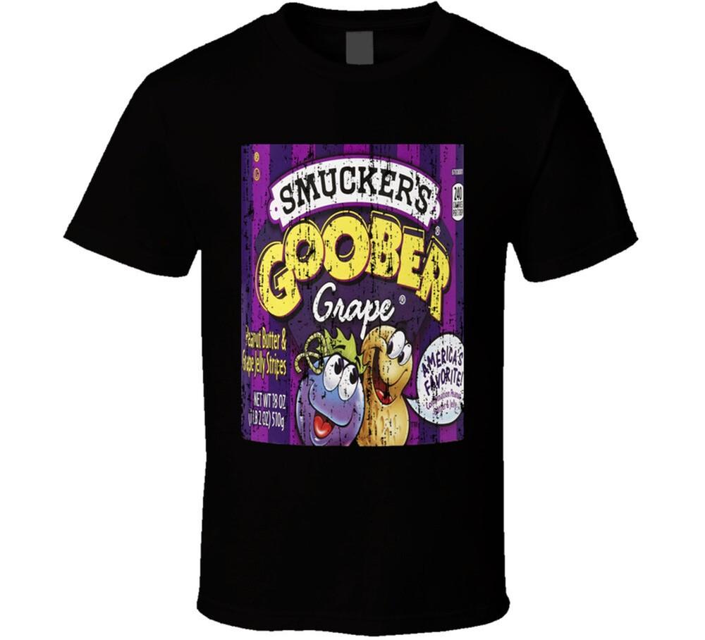 Goober Peanut Butter And Jelly Logo Cool Food Gift Distressed T Shirt