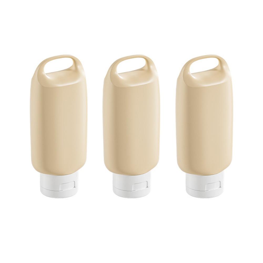 3Pcs/Set 60/100ml Lotion Container Empty Bottle Squeeze Tube Portable Travel Refillable Bottle