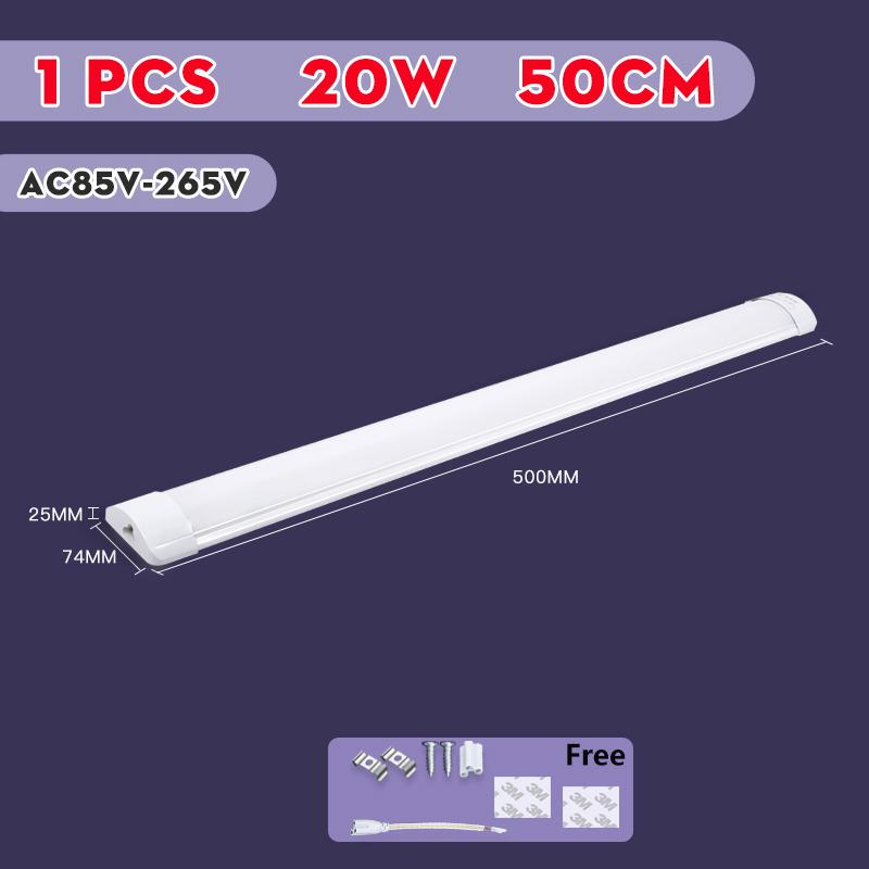 

Светодиодные лампы для кухонных шкафов 220 В 110 В светодиодные ленты для освещения 10 Вт 20 Вт 30/50 см для спальни, шкафа, кухни, лампы, трубка, бар Warm White