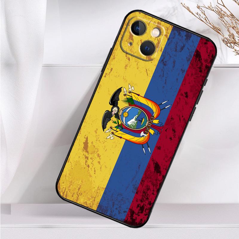 Ecuador Flag Shockproof Case For iPhone 17 11 14 15 16 Pro Max Plus 12 13 Mini 16e 17 Air Phone Cover