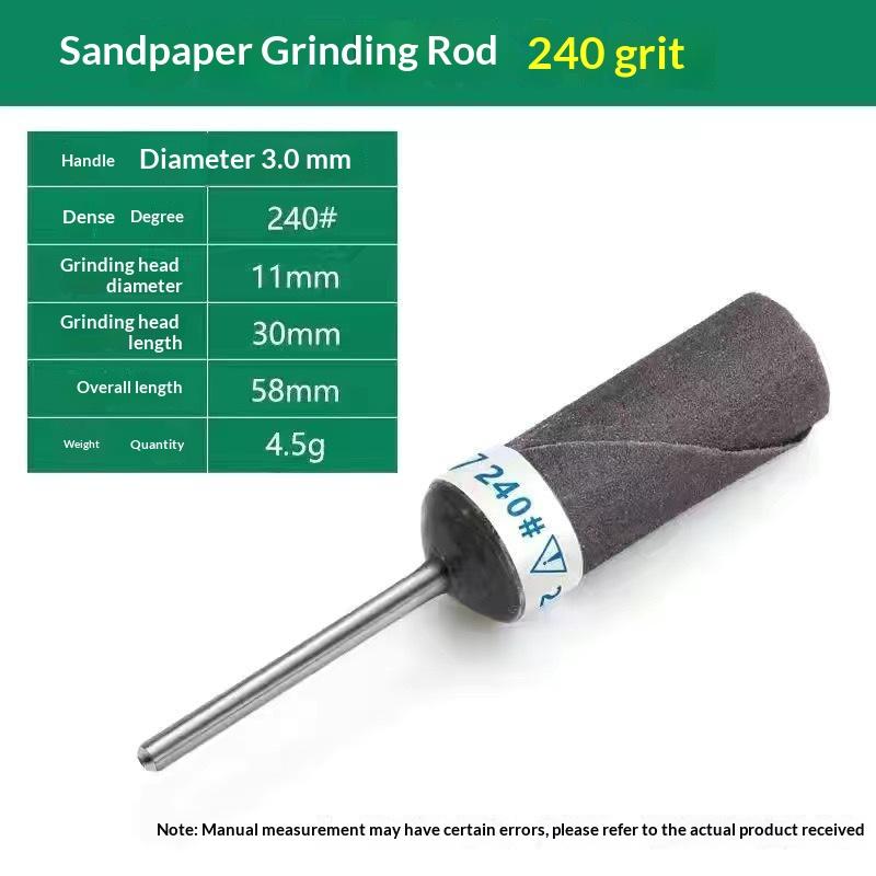 Wet Dry Sandpaper Grinding Sticks Assorted Grit Polishing Tools for Wood Carving Plastic Grinding Model Making Hobby Projects