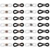 28 Pack Glasses Chain Ends Silicone Glasses Connectors Adjustable Non-slip Rubber Cord Holder For Glasses Frame Necklace Chain