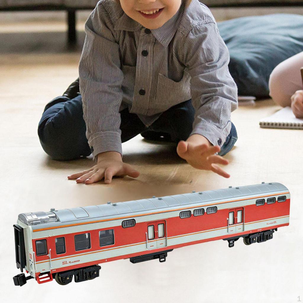 1/75 Scale Train Baggage Car Model Desktop Decoration Birthday Gift Carriage for Bedroom Sand