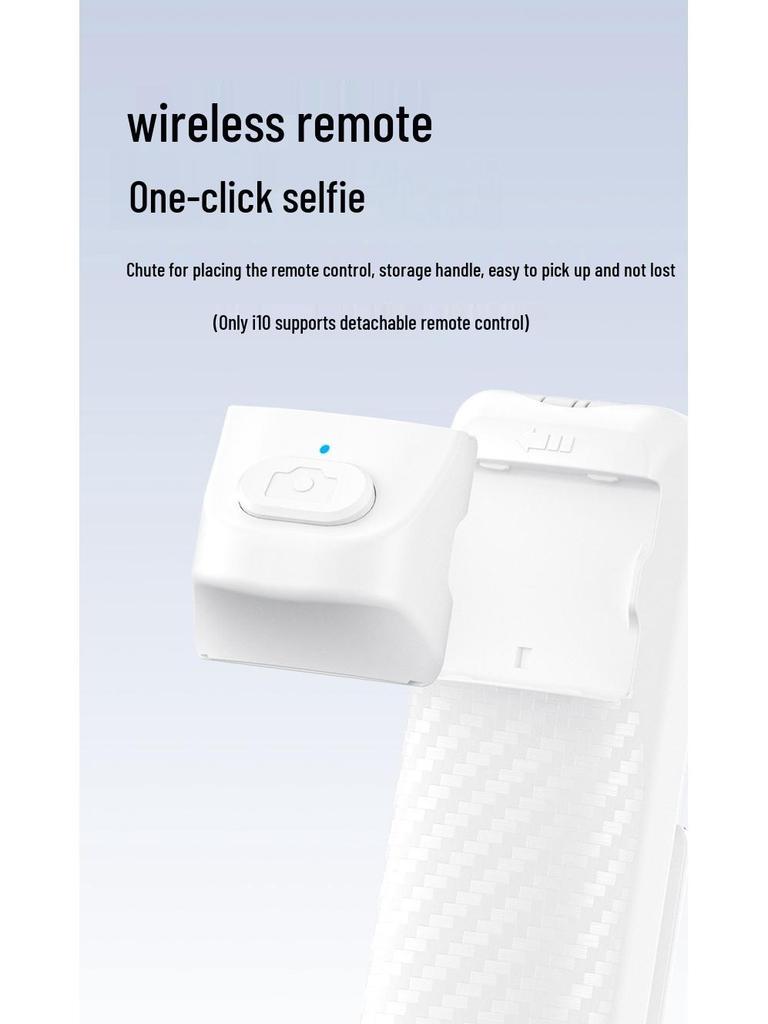 Mini Bluetooth Selfie Stick: 360° Rotation, Anti-Shake, Telescopic, Handheld, Pocket-Friendly for i8/i10 Devices.
