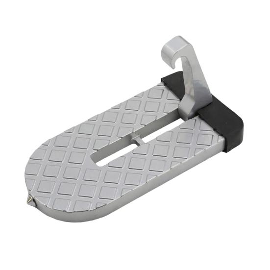 Degrau Dobrável para Porta de Carro com Superfície Antiderrapante Universal Barra de Teto de Lingote de Alumínio Degrau Peças Automotivas para SUV RV Off-Road