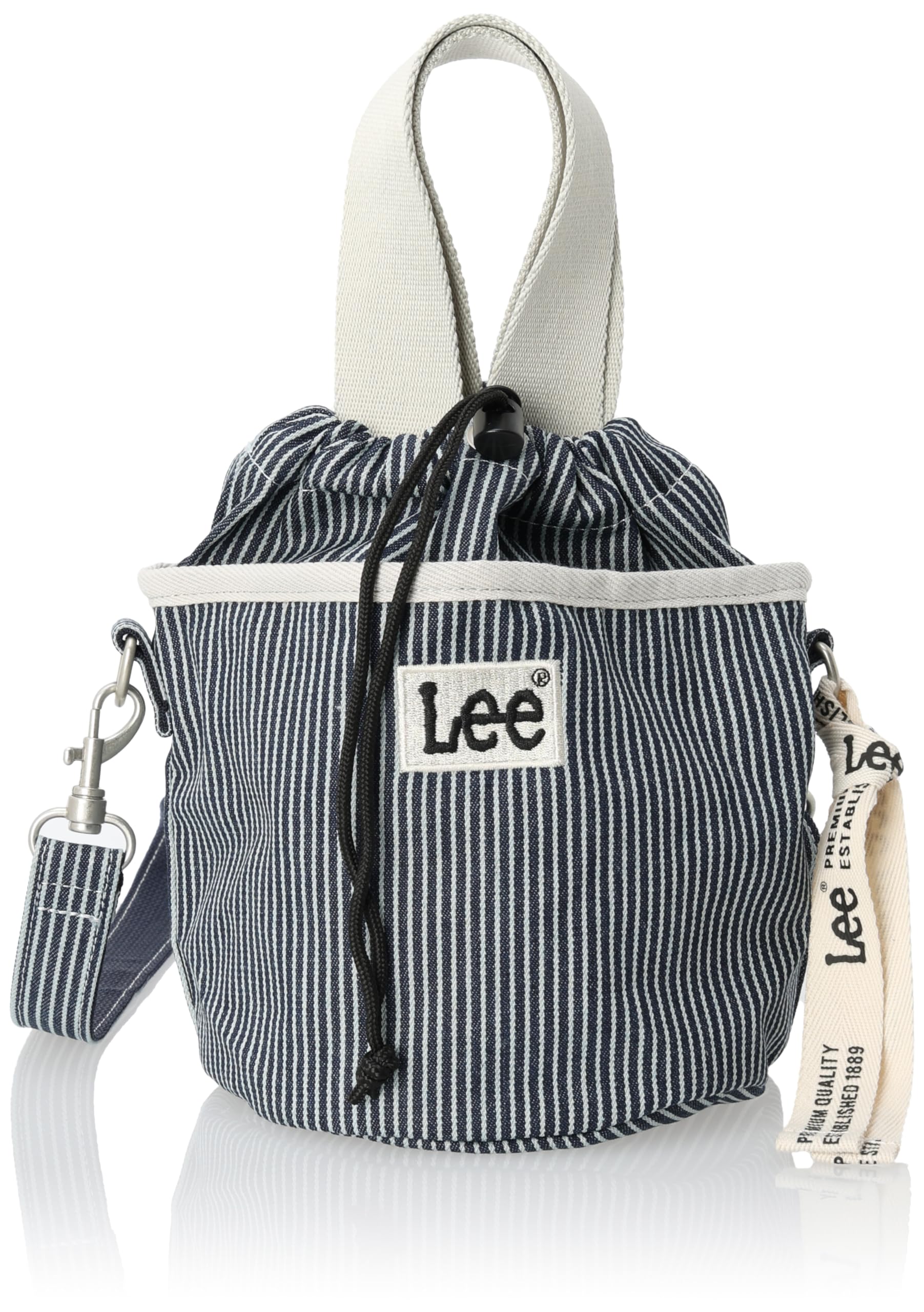 

LEE LIFE Мини-сумка через плечо из плотного хлопкового холста для ланча и мешочек Hickory, сумка 2-в-1, сумка, для поездок на работу, в школу, для отдыха, с рисунком, бело-бетонный, 320-1310