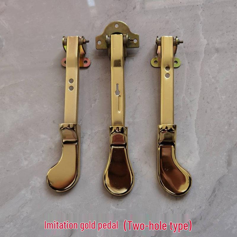 Two-Hole Vertical Piano Imitation Gold Pedals Set Piano Pedal
