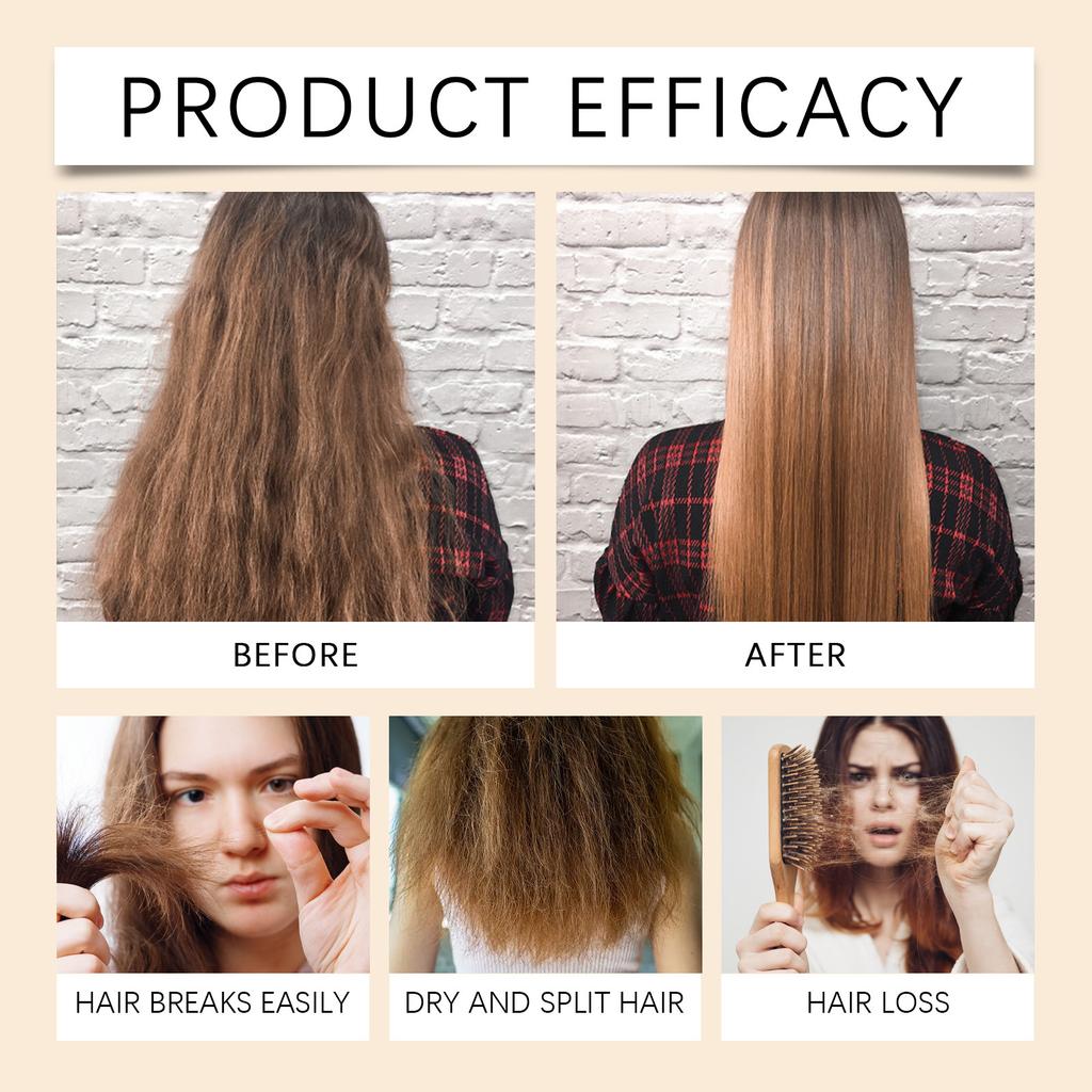 Hair Care Oil Moisturizes, Moisturizes, Brightens Hair Care Reduces Frizz, Softens And Hides Hair ,Red Elegant Perfume Strengthens Repair60ml