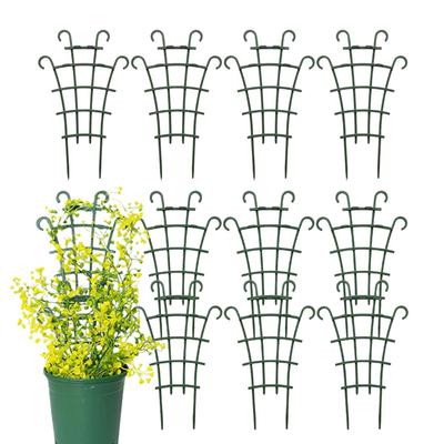 12 Pieces Small Stackable Supports Mini Plastic Plant Stands For Climbing Vines Indoor Plant Stakes For Rose Vegetable Tomato