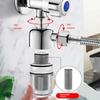 Universal Full Copper Pre Water Filter Stainless Steel Transparent Water Purifier 4 Points Anti-scaling Spray Head Tap Heater