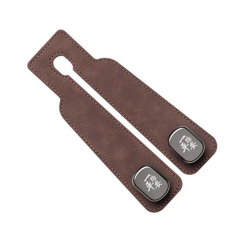 Multifunktionaler Autohaken mit Wildleder-Finish, Zinklegierung, Kleine Größe, Metallhaken vorne und hinten