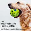 Interactive Chew Proof Dog Ball Toy With Squeaker Sound Design Durable ABS For Medium Large Breeds
