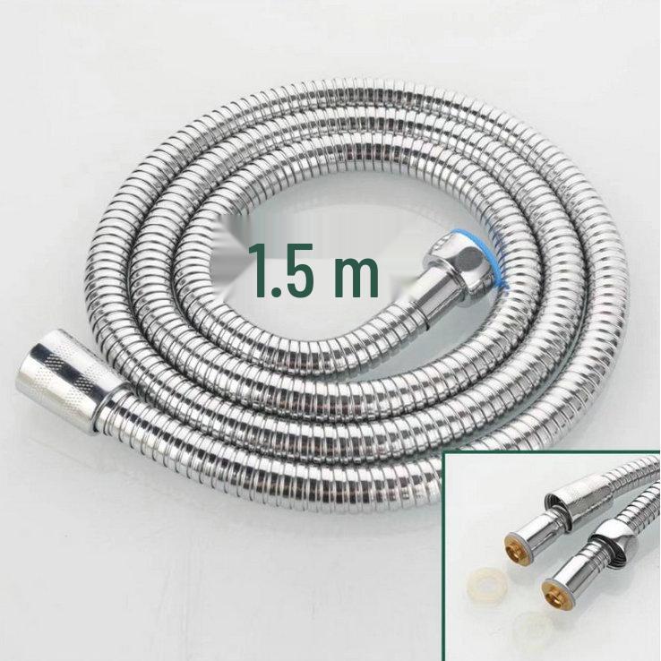 Universelles Duschschlauch-Set aus 304 Edelstahl - Verdicktes Metall-Warmwasserbereiter-Zubehörrohr