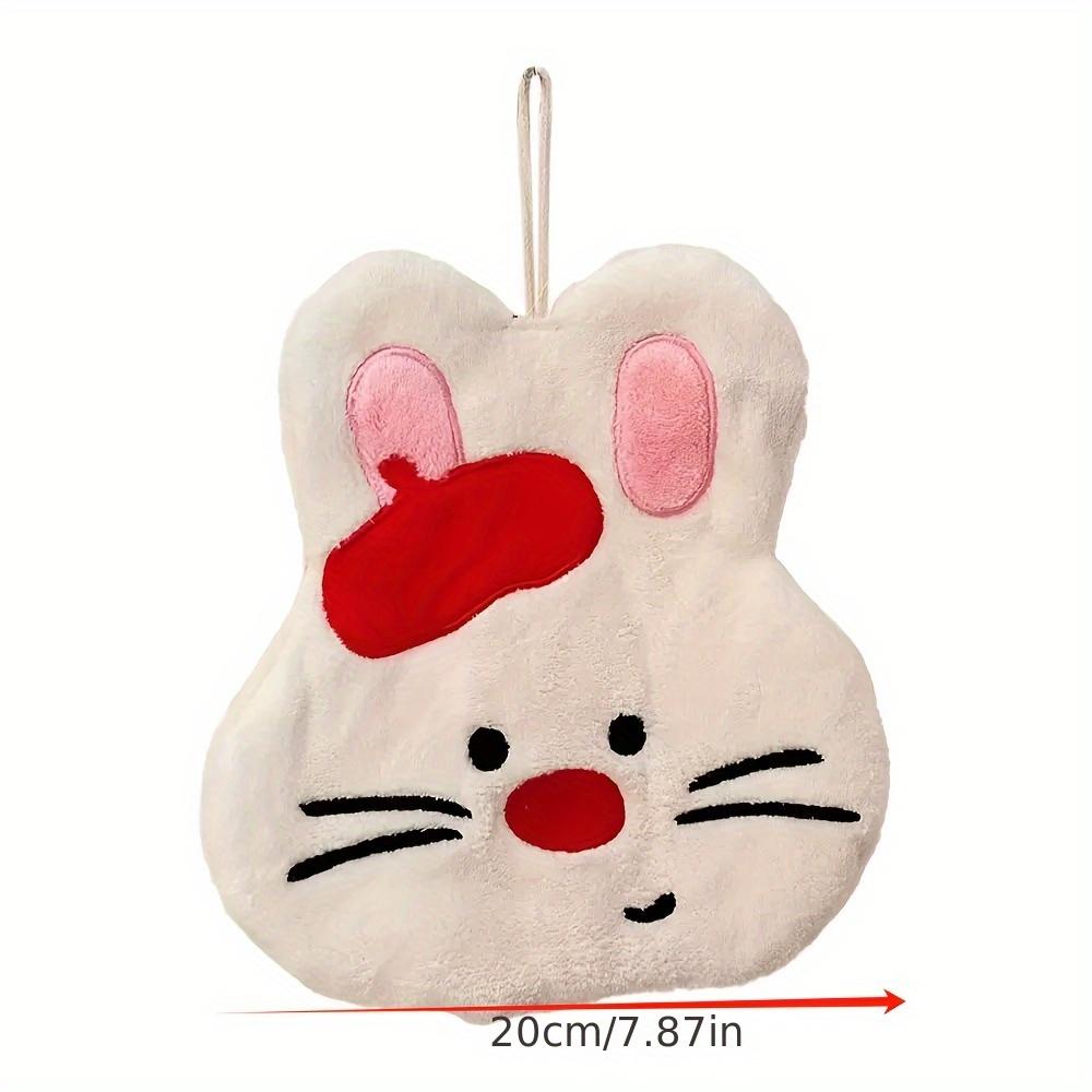 

3pcs/1pc Ultra-Soft Coral Fleece Bathroom Hand Towel - Cute Cartoon Design, Super Absorbent Hand Towel, Perfect Christmas Gift