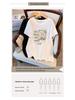 Women's Plus Size Loose Fit Mid-Length Short-Sleeve Round Neck T-Shirt (Sizes 200-350 Jin)
