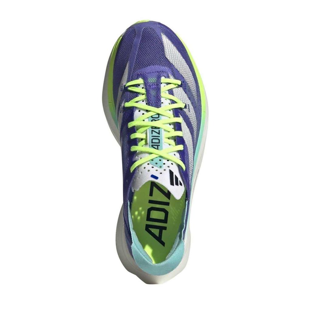 Adidas Womens/Ladies Adizero Adios Pro 3 3 Stripes Lace Up Running Shoes