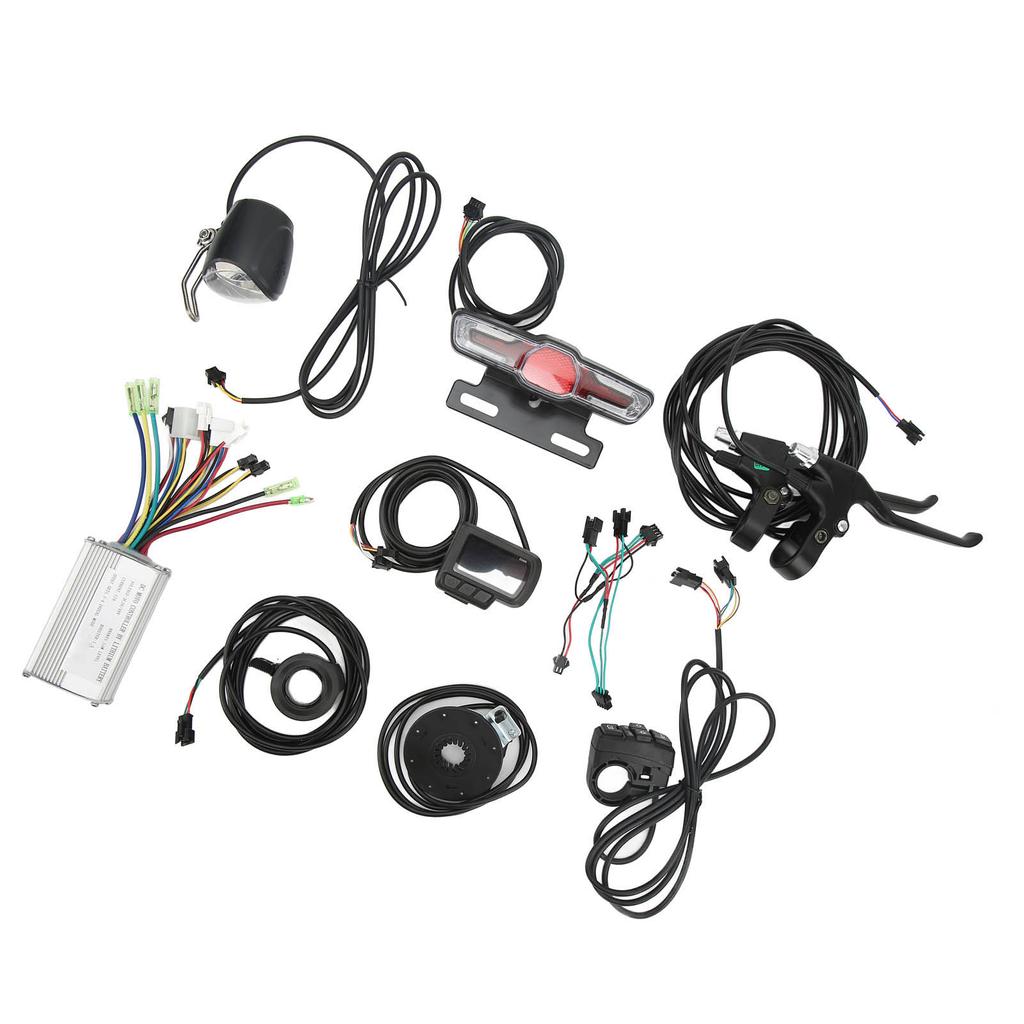 Zestaw do konwersji roweru elektrycznego, silnik 17A, sterownik silnika i zestaw mierników EN06 dla 250 W do 350 W