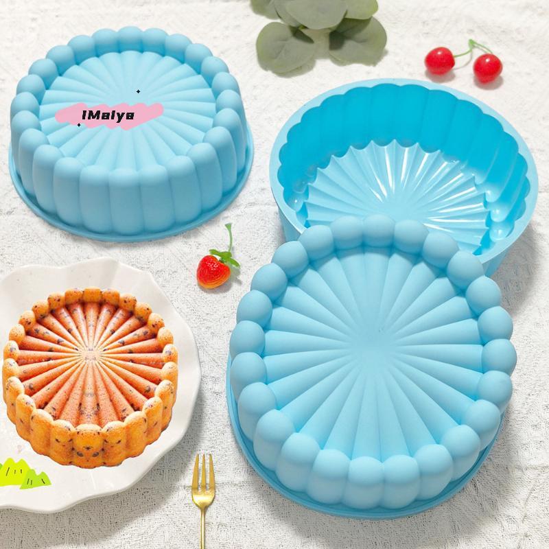 Large Sunflower Silicone Cake Mold Circular Chocolate Jelly Mould DIY Dessert Pudding Baking Tray Birthday Gift Bakeware