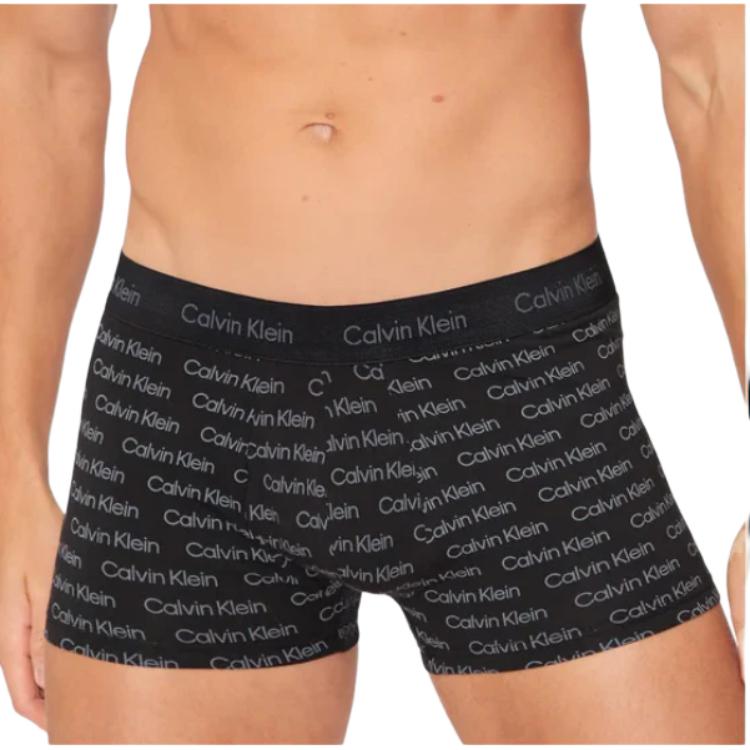 Calvin Klein Logo Low Rise Boxer Briefs 3er Pack Herrenunterwäsche 000NB3055A-QYP