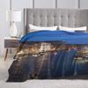 Venice Grand Canal Blanket Soft Warm Flannel Throw Blanket Plush for Bed Living room Picnic Travel Home Couch