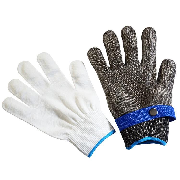 316 Stainless Steel A9 Cut-Resistant Slaughter & Fish Handling Safety Gloves