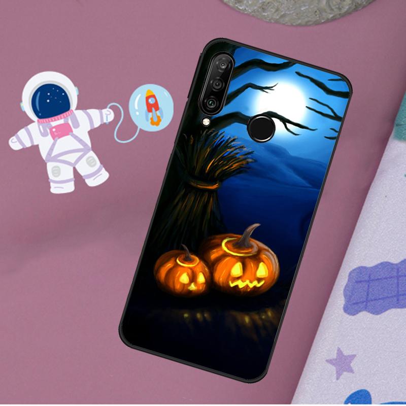 Halloween Pumpkin Ghost Mummy For Huawei Nova 11i 7i 8i 12i 12s Y73 Y70 Y90 Y60 Y72 Y61 Y91 9 10 SE P40 Lite P30 Pro Case