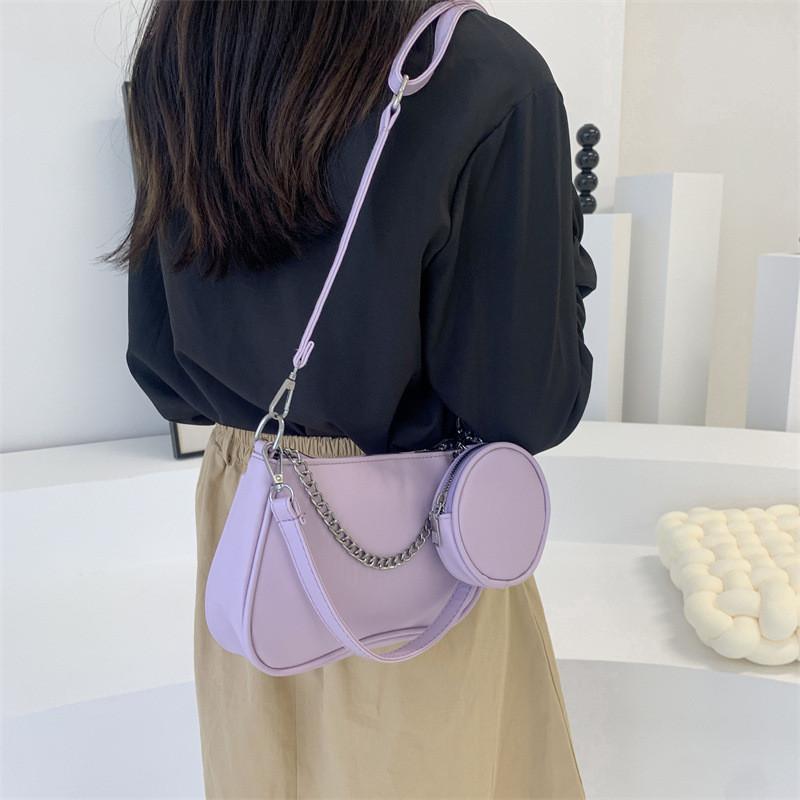 Trendy Black Small Square Bag For Women Stylish Minimalist Crossbody Retro Purse