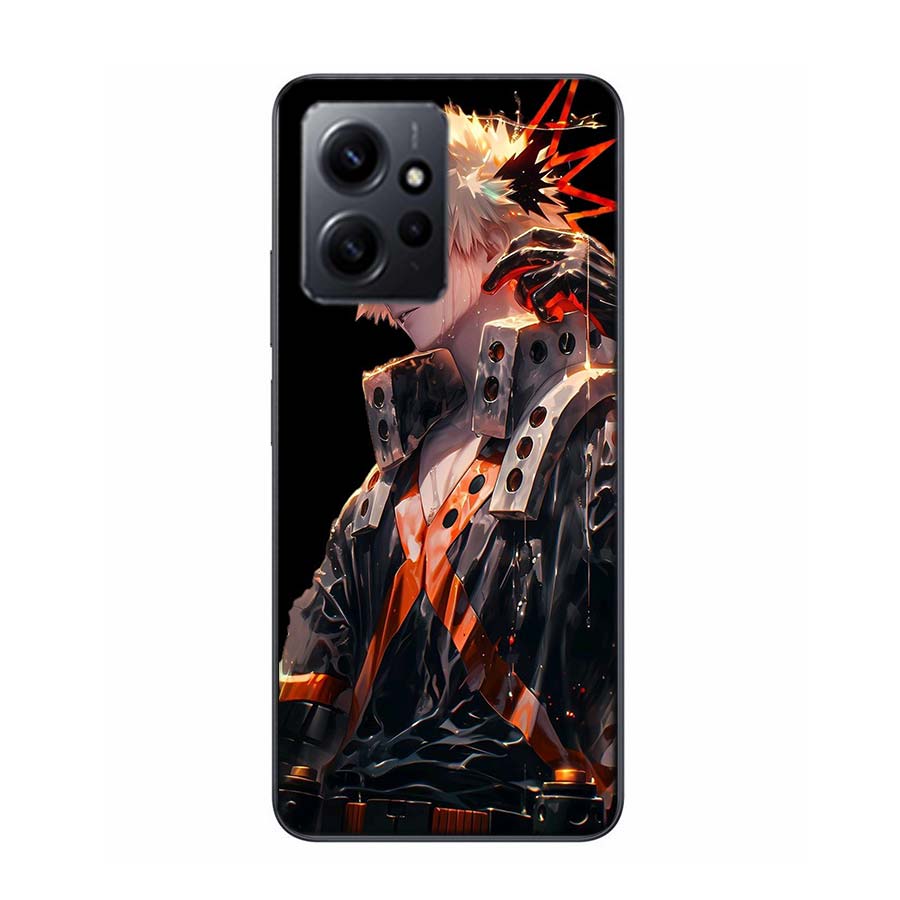 My Hero Bakugou Katsuki Phone Case For Redmi Note 14 15 Pro 5G 13 12 Pro Plus 11 11T 11E 11S 10 Pro 10S 9 9S Cover Cell Clear TP