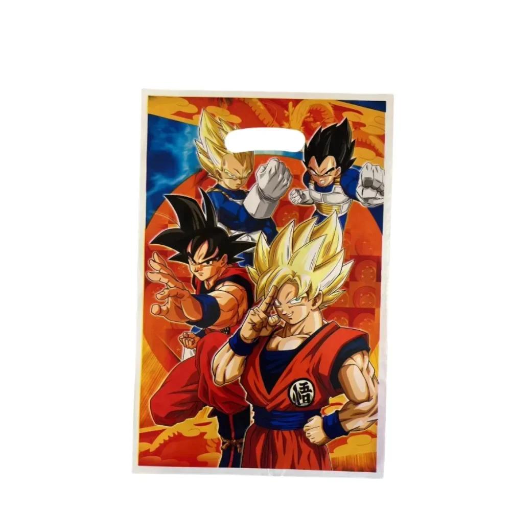 

Пакеты для подарков Dragon Ball Украшение для дня рождения Готен Goody Упаковка для печенья Мешок для конфет Праздник для новорожденного Подарки для детей Мальчиков Товары для вечеринки