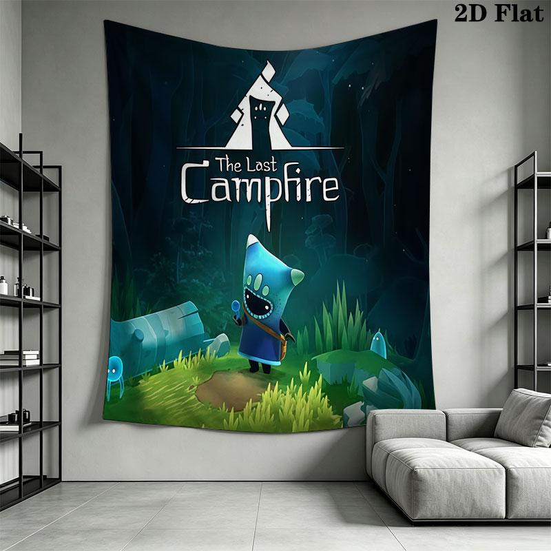 The Last Campfire Wall Hanging Printed Fabric Blanket Decorative Tapestries for Bedroom Living Room Home Decor