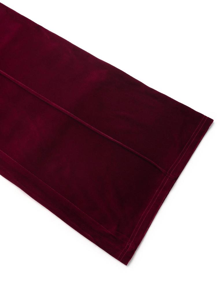 2025 Summer European & American High-Waist Velvet Wide-Leg Pants for Women