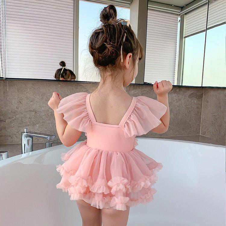 Girls' Summer One-Piece Swimsuit: Trendy 2025 Style for Ages 3-6