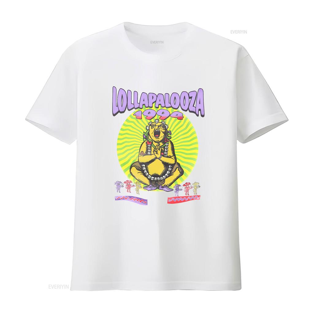 Vintage 1994 Lollapalooza Tour T Shirt vintage Washed graphic Stretched Stylish Soft Casual Comfortable streetwear Breathable