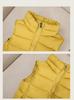 Kids' Cotton Vest: Thick Stand-up Collar Sleeveless Jacket for Boys and Girls – Stylish Autumn/Winter Gilet for Babies