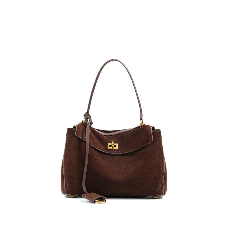 Hot-selling Leather Women's Bags, Crossbody Shoulder Bags, Underarm Portable High-end Large-capacity Women's Tote Bags