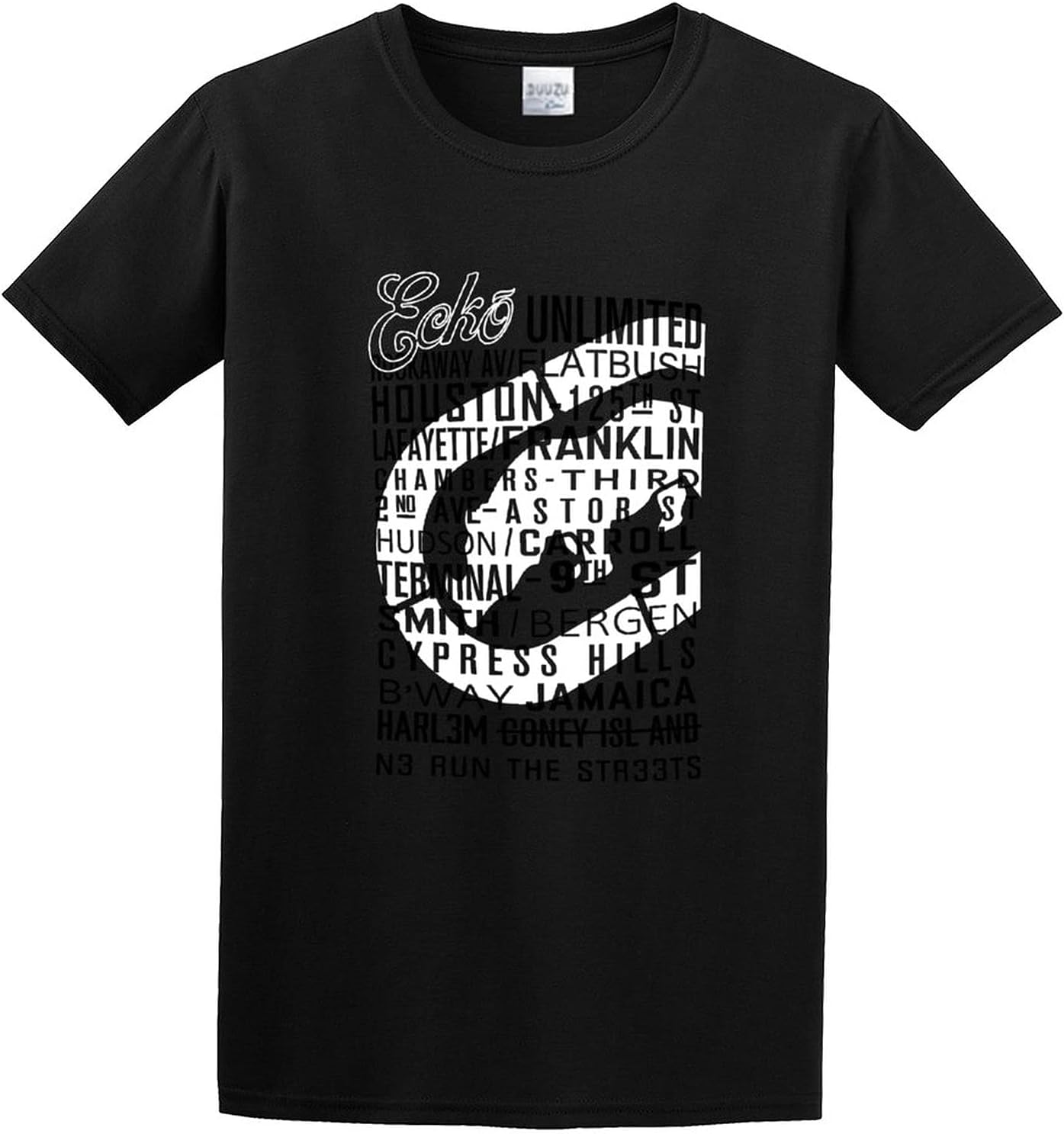 Men s Run These Streets Simplicity Short Sleeve T Shirt Black XXL чёрный