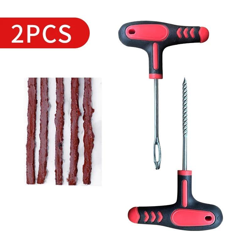 

Heavy Duty Tire Repair Kit Portable Tire Repair Kit Motorcycle Tire Plug Kit With EVA Bag for Puncture, 1 Set Plugs Patch Strip