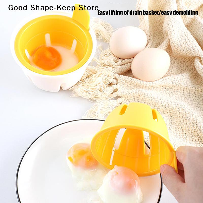 1/2 Cavity Microwave Egg Poacher Silicone Egg Cooker For Boiled Eggs And Poached Eggs Kitchen Cooking Gadgets Poached Egg Cups