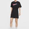 Nike Sportswear 3D Shadow Print Short Sleeve Dress Women Dress Black CU5173-010
