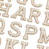 Self-Adhesive Pearl Rhinestone Letter Stickers: 26 DIY Jewelry & Clothing Accessories