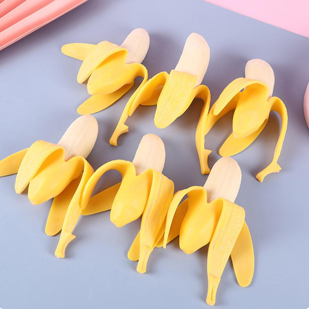 Realistic Peelable Fruit Toy Orange Banana Corn Stress Relief Toy Funny Antistress Fidget Sensory Toy For Kids E7l7