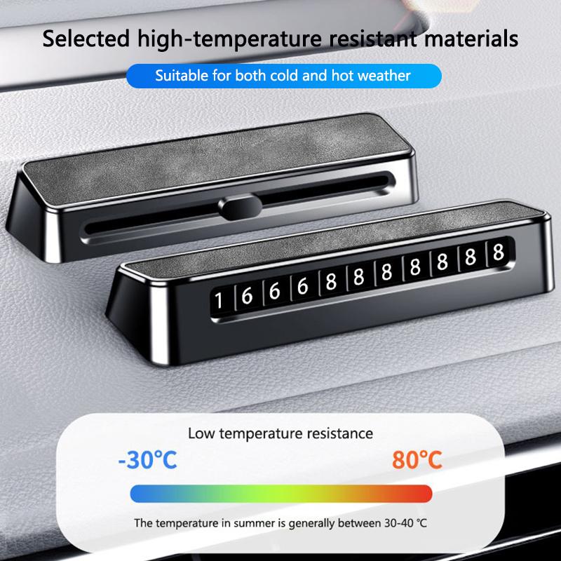 YOM1 Alloy Mobile Phone Temporary Parking Number Plate For Lexus ES300 RX330 RX300 GS300 IS250 IS200 CT200h IS300 NX RX LX Accessory